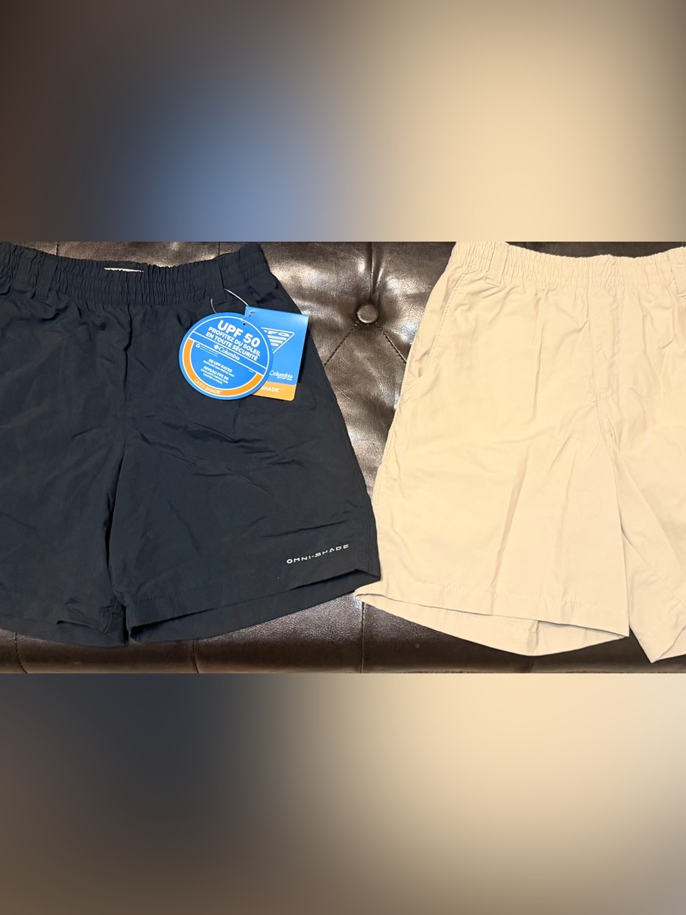 Columbia Omni-Shade Shorts - Black & Tan